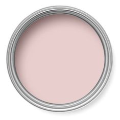 a pink paint can on a white background