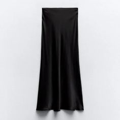 New With Tag Zara S/S 2024 Collection Midi Skirt Made Of Satin Effect Fabric. High Elastic Waist. Black 5427/453 Outer Shell 97% Polyester 3% Elastane Clothing Care Guide: Machine Wash Max. 30c/86f Delicate Cycle Do Not Use Bleach / Whitener Iron Maximum 110c/230f Tetrachloroethylene Dry Clean Do Not Tumble Dry Zara Satin Skirt, Elegant Zara Midi Skirt, Elegant Zara Maxi Skirt In Relaxed Fit, Elegant Black Zara Mini Skirt, Elegant Black Mini Skirt By Zara, Zara Black Pencil Skirt, Zara Black Evening Skirt, Elegant Flowy Mini Skirt By Zara, Zara Black Midi Skirt