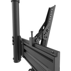 the full motion articulating tv wall mount is shown with an extended arm and flat panel