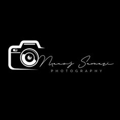 a black and white logo for a photographer