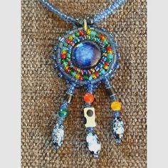 This One-Of-A-Kind Stunning Hand-Beaded Blue Necklace Hails From New Mexico Where It Was Made By A Local Artisan. The Necklace Is 16” At Its Longest But Can Be Worn As Short As 14” If Desired Due To Its Versatile Clasp. Blue Necklace, Women Artisans, Local Artisans, Blue Beads, Hand Beading, Artisan Jewelry, New Mexico, Womens Jewelry Necklace, The Necklace