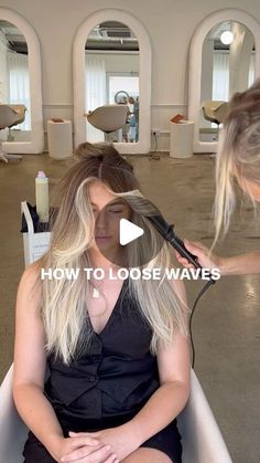 How To Get Long Waves In Hair, Loose Waves With Wand, Loose Wave Hair Tutorial, Big Soft Waves Hair, How To Get Big Waves For Long Hair, Effortless Waves Long Hair, How To Soft Waves For Medium Hair, Subtle Waves Hair Tutorial, Soft Wave Tutorial