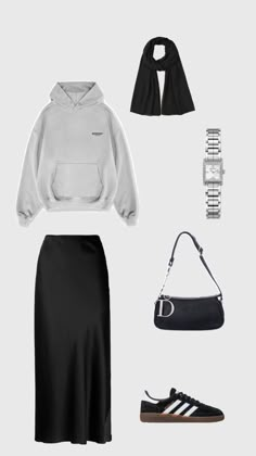 Hijabi Outfits With Skirts, Hijab Skirt Outfit, Fall Outfit Skirt, Skirt Outfits Hijab, Cute Hijabi Outfits, Hijab Trend, Modest Winter Outfits, Modest Girly Outfits, Stylish Outfits Casual