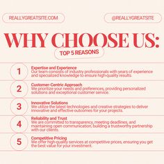 the top 5 reasons for real estate professionals