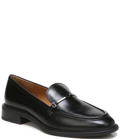 From Sarto by Franco Sarto&#x2C; the Eda Leather Bit Buckle Loafers feature:Leather upperBit buckle detailSlip-on constructionSynthetic liningSynthetic outsoleApprox. 1" stacked block heelImported. Buckle Loafers, Franco Sarto, Dillard's, Cobbler, Loafers Men, Flat Shoes Women, Loafer Flats, Block Heels, Dress Shoes Men