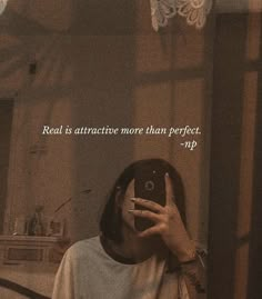 a woman taking a selfie in front of a mirror with the caption stay where your presence is appreciated