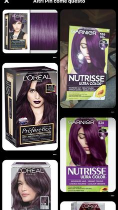 Unique Dark Hair Color Ideas, Dyed Hair Purple, Vivid Hair Color, Pin Up Hair, Pretty Hair Color, Hair Inspiration Color