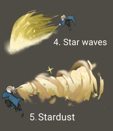 the four stages of star waves and how to use them in this video game?