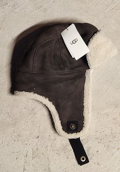 New Warm Winter Hat, Trapper Hat, Warm Winter Hats, Trapper Hats, Hat Men, Mens Uggs, Ugg Australia, Winter Hat, Brown Suede