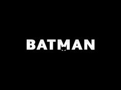 the batman logo on a black background with white letters that read,'batman '