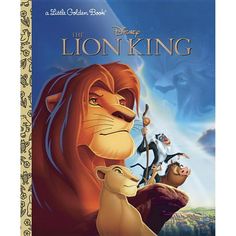 the lion king dvd cover with an image of simba, scarp and mufa