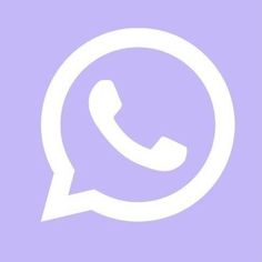 a white phone icon on a light purple background with the text whatsapp?