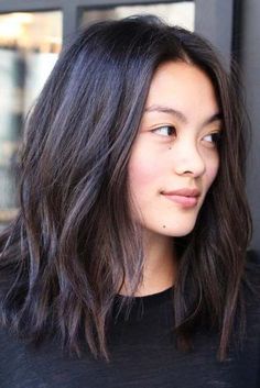 Contemporary Hairstyles, Iconic Hairstyles, Asian Hairstyles, Asian Haircut, Lob Hairstyle, Lob Haircut, Hairstyles Women, Mid Length Hair, Long Layered Hair