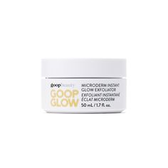 GOOPGLOW Microderm Instant Glow Exfoliator This Product Is: a duel-action microdermabrasion facial exfoliator Good For:﻿ all skin types including dry, mature, sensitive, blemish-prone, combination and normal Why We Love It: Goop goopglow Microderm Instant Glow Exfoliator delivers the benefits of physical and chemical exfoliating, working to help brighten skin, polish away roughness and help smooth uneven texture to reveal a glowing complexion. The lightweight and air-whipped formula is packed wi Goop Glow, Microdermabrasion Facial, Skin Polish, Roman And Williams, Fragrance Ingredients, Citrus Aurantifolia, Facial Exfoliator, Brighten Skin, Glowing Complexion