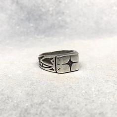 The ultimate star-gazing, night-stalking, street-walking companion ~ represent your inner kozmik verbiage in pure style with Cosmic Artifact's celebrated signet ring ~ ! Measurements ~ Top border 19mm x 4mm, band width 9mm and tapers to 5mm ~ Measurements may slightly vary across sizes Sizing ~ Please visit cosmicartifact.com/pages/ring-sizing for all sizing guides and information. Make Times ~ Each piece is made-to-order. This piece will be hand-carved from jewellers wax and cast in precious solid silver ~ Please allow 3-4 weeks before shipment. Shipping ~ All pieces come with free worldwide shipping ~ ! You can also find me online at www.cosmicartifact.com or connect via instagram.com/cosmicxartifact facebook.com/cosmicxartifact For Custom + Enquiries ~ Please be in touch via studio@cosm Cast Rings, Star Gazing, Signet Rings, Handmade Rings, Star Ring, Rings Cool, Mens Ring, Melbourne Australia, Beautiful Packaging