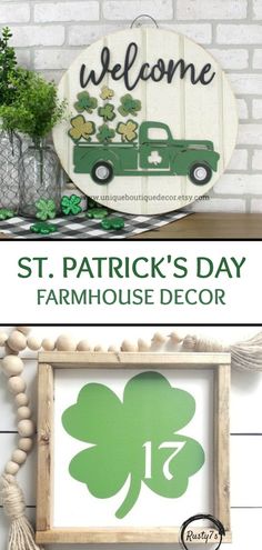 the st patrick's day farmhouse decor