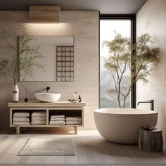 Japanese Zen Interior, Zen Bathroom Design, Japandi House, Zen Interiors