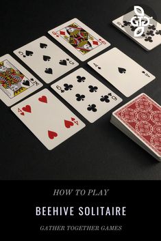 how to play behive solitaire together with the other games on the table