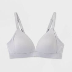 Wire-Free Bra Provides A Comfy Fit Without Digging Padded Bra Gives Extra Coverage Smooth Material Lays Discreetly Under Clothing 32a Bra Size, Invisible Bra, Lounge Bra, Teenage Fashion, Support Bras, V Cut, Padded Bras, V Cuts, Comfy Fits