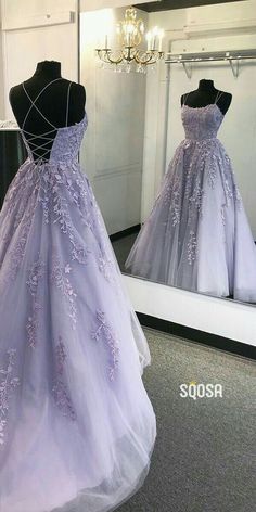 Lilac Prom Dresses, Dresses Quince, Blue Quince, Quince Dresses Pink, Deb Dresses, Dresses Purple, Stunning Prom Dresses, Floor Length Prom Dresses