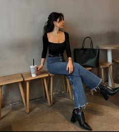 Paris Outfit Ideas, Looks Summer, Casual Chic Outfits, Chique Outfits, Casual Day Outfits, Paris Outfits, Elegante Casual, Looks Street Style, Brunch Outfit