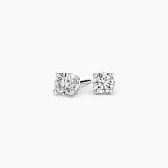 Perfect 4-Prong Diamond Stud Earrings (1/2 ct. tw.). Our timeless basket setting maximizes light and sparkle while hugging the diamond on all sides for extra security. Carefully crafted by our experts, this design sits perfectly and never sags or tips.

With unmatched craftsmanship and attention to detail, every aspect of each piece in The Perfect Collection is expertly designed for a look that lasts a lifetime. Round Diamond Stud Earrings, Boss Style, Diamond Earrings Studs Round, Gold Diamond Studs, Brilliant Earth, Diamond Stud Earrings, Diamond Stud, Everyday Earrings, Brilliant Diamond