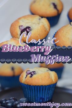 A recipe for baking quick and easy blueberry muffins Beginner Baker, Homemade Recipes Dessert, 30 Min Meals, Fruit Tarts, Homemade Dessert, Fruit Tart, Blueberry Muffins, Scone Recipe, Sweet Snacks Recipes