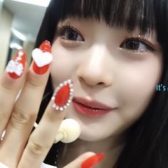 K Pop Nails, Idol Nails, Pretty Gel Nails, Really Cute Nails, K Beauty, Purple Hair, Makeup Nails, Nails Inspiration, Cute Nails