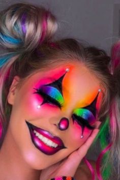 Carnaval Make-up, Halloweenský Makeup, Cool Halloween Makeup, Halloween Eye Makeup, Amazing Halloween Makeup