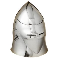 Visored Sugar Loaf Helmet - AH-6301 by Medieval Collectibles Great Helm, Armour Fantasy, Armour Medieval, Fantasy Armour, Medieval Archery, Leather Armour, Medieval Collectibles, Medieval Swords, Swords Medieval