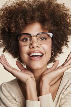 Luxury handcrafted frames by Vint & York Eyewear. Model Glasses, Smile Woman, Glasses Model