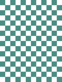 a green and white checkerboard pattern