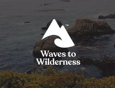 waves to wilderness logo on the ocean