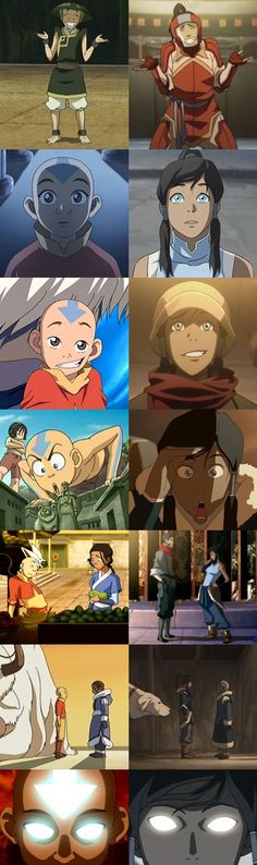 the many faces of avatars from avatar, avatar and avatar in different anime movies