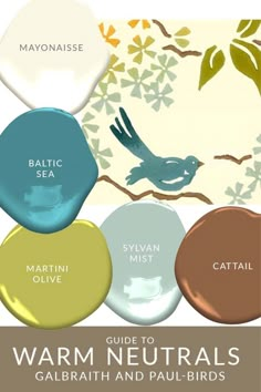 the color scheme for warm neutrals is shown