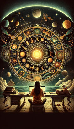 Saiba por onde Começar Com a Astrologia!! A Astrologia para iniciantes!!!' Zodiac Signs Art, Astrology Wallpaper, Dream Moon, Lucky Wallpaper, Oneplus Wallpapers, 3d Art Drawing, Cafe Art