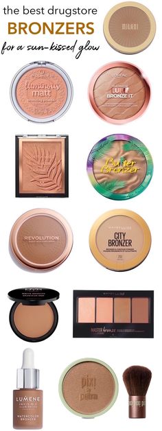 Bronzer Tutorial, Bronzers For Dark Skin, Hourglass Bronzer, Bronzer For Fair Skin, Mac Bronzer, Bronzer Application, Nyx Matte Bronzer, Drugstore Blush