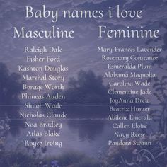 the names of baby names i love feminine