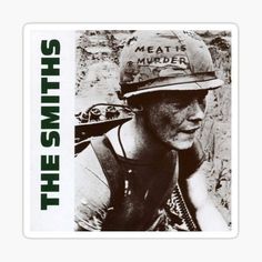 the smiths album cover with a man wearing a hat and holding a baseball bat