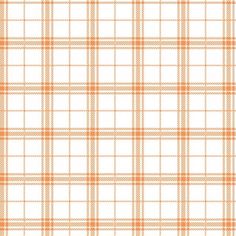 an orange and white plaid pattern