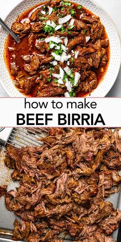 how to make beef birria in the slow cooker and on the grill