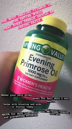 Women Health Vitamins, Vitamins For Skin, Primrose Oil, Evening Primrose Oil, Evening Primrose, Health Skin Care