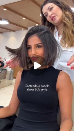 Texturized Bob Medium, Haïr Cut Short Hair, Shorts Haircuts For Women, Haircut For Short Hair For Women, Dark Brown Bob Haircut, Bob Cute Short For Women, Bob Haircut 2024, Corte Bob Corto Cara Redonda, Haircut Short Women