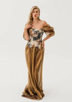 Liquid Gold Kimono | NOT JUST A LABEL Gold Kimono, Field Of Wheat, Dripping Gold, Golden Field, Ukrainian Flag, The Muse, Liquid Gold, Clear Sky, Wedding Guest