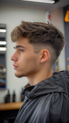 25 Updated Edgar Cuts for Men's Style in 2024 Haircut Edgar, Short Edgar, White Edgar, Funny Edgar, Men Short Hair Fade, Edgar Haircut, Mid Fade Haircut, Best Fade Haircuts