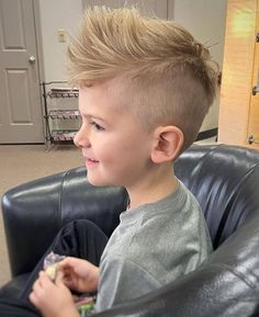 Kids Mohawk Haircut, Kid Haircuts, Leo Photo, Boys Mohawk, Cameron James, Funky Haircuts, Kids Bob Haircut, Sunny Hair