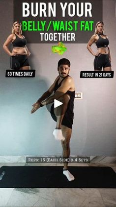 25K views · 508 reactions | 🔥Burn Your Belly & Waist Fat Together in Just 30 Days 💯
Follow me Ramesh Gupta 

 #reelsfbシ #reelsviralシ #reelschallenge #weightloss #bellyfatloss #exerciseathome | Ramesh Gupta | Chela Rivas · Make It Pop (Instrumental) Belly Fat Burner Workout, Pooch Workout, Belly Fat Burner, Stomach Fat, Senior Fitness