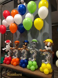 Pow Patrol Birthday Decoration, Paw Patrol Balloon Decorations, Paw Patrol Party Centerpieces, Paw Patrol Decorations Birthdays, Paw Patrol Birthday Balloons, Paw Patrol Balloon Centerpieces, Paw Patrol Party Balloons, Paw Patrol Balloon Bouquet, Paw Patrol Stuffed Balloon