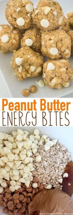 peanut butter energy bites are an easy snack for kids and adults to enjoy in the morning