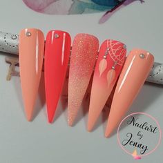 Acrylic Nails Stiletto, Western Nails, Nail Art Diy Easy, Glitter Accent Nails, Purple Acrylic Nails, Pink Gel Nails, Super Cute Nails, Ombre Acrylic Nails, Nail Art Designs Diy